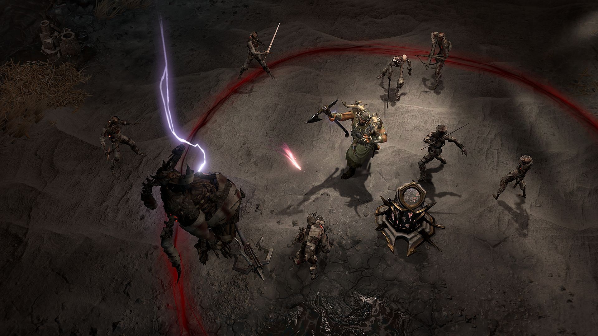 Keep an eye out on the Attunement Bar; once it fills up, you will be ambushed by a Boss (Image via Blizzard Entertainment)